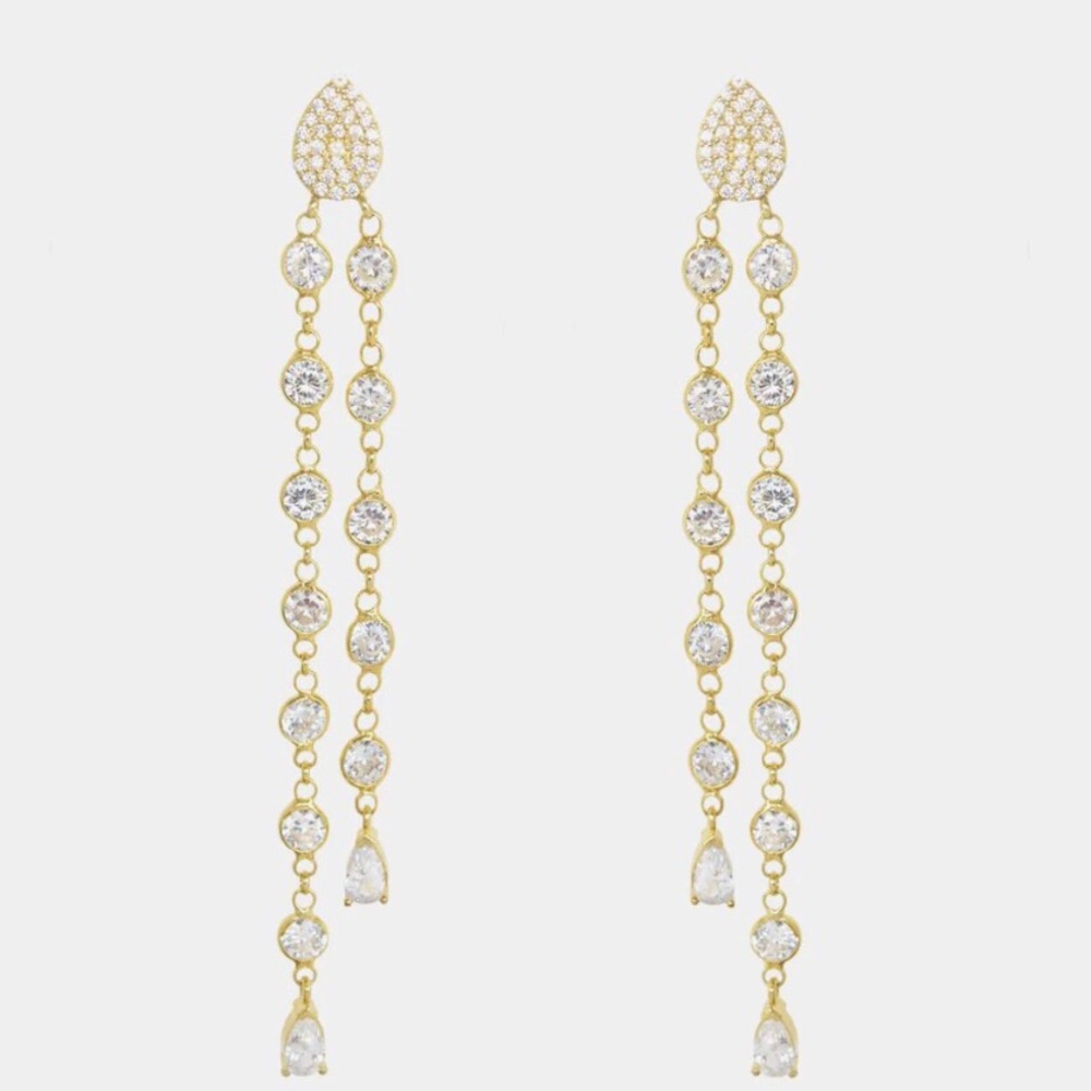Cupcakes & Cashmere The Halsey A Symmetrical Drop Earrings